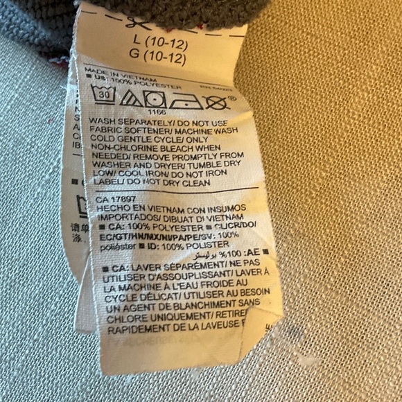 Old Navy Men's Charcoal and Crimson Joggers - Picture 4 of 4